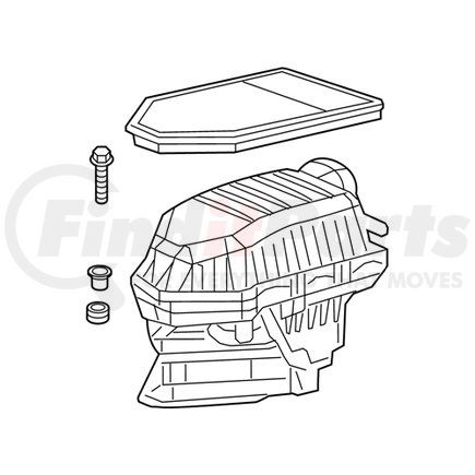 Mopar 68413350AB Air Cleaner Assembly