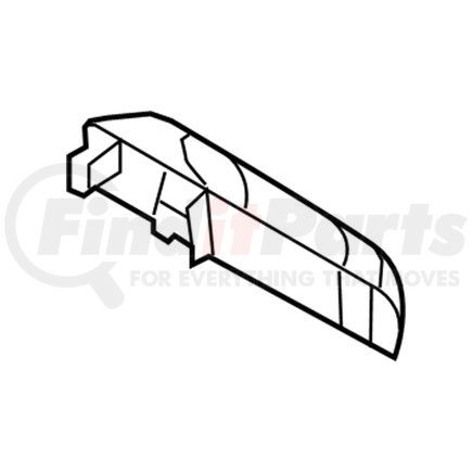 Mopar 1GH21KBUAD Exterior Door Handle - Left, for 2012-2018 Ram 1500 & 2017-2018 Ram 2500/3500