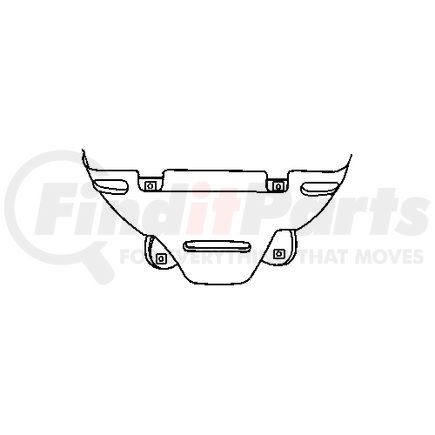 Mopar 4693349AB Exhaust Manifold Heat Shield - Lower, for 2007-2017 Jeep/Dodge