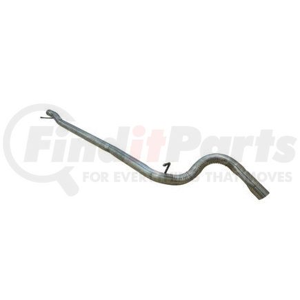 Mopar 52059938AI Exhaust Extension Pipe - 116.0 Long Wheel Base, with Exhaust Clamp, For 2007-2011 Jeep Wrangler