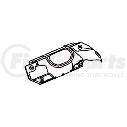 Mopar 53031092AC Exhaust Manifold Heat Shield - Right, for 2002-2012 Jeep/Dodge