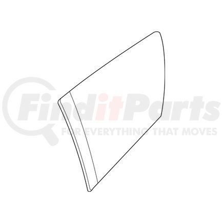 Mopar 68332882AA Quarter Glass - Rear, Right