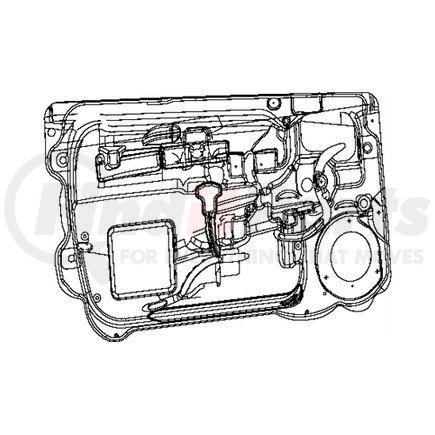 Mopar 4725826AC Door Water Deflector - For 2012-2019 Fiat 500