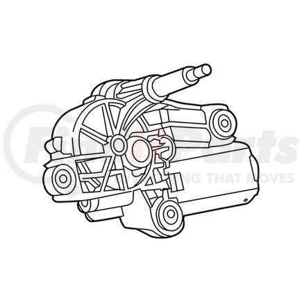 Mopar 68332388AA Liftgate Latch Release Motor - For 2014-2019 Fiat 500L