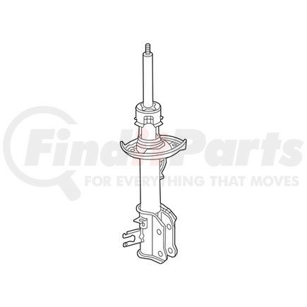 Mopar 68479140AA Suspension Strut - Front, Left, For 2015-2022 Jeep Renegade