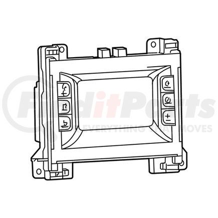 Mopar 68428466AC Information Center Display Assembly