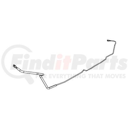 Mopar 52121326AD Fuel Injection Fuel Return Pipe - For 2006-2009 Dodge Ram 2500/3500