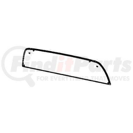 Mopar 5140413AA Rear Window Glass - Heated, For 2005-2011 Ram Dakota