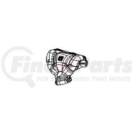 Mopar 4892963AB Exhaust Manifold Heat Shield - For 2012-2019 Dodge/Jeep/Fiat