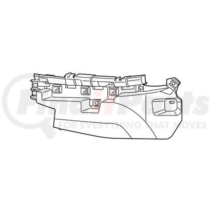 Mopar 68275355AC Headlight Bracket - Left, with Bracket, For 2019-2023 Ram 1500