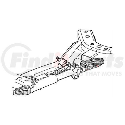 Mopar 4854551AF Rack and Pinion Assembly
