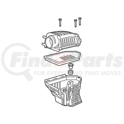 Mopar 68413348AB Air Cleaner Assembly