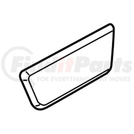 Mopar 1ZT55LAHAA Side Body Panel Molding - Left, For 2014-2018 Ram