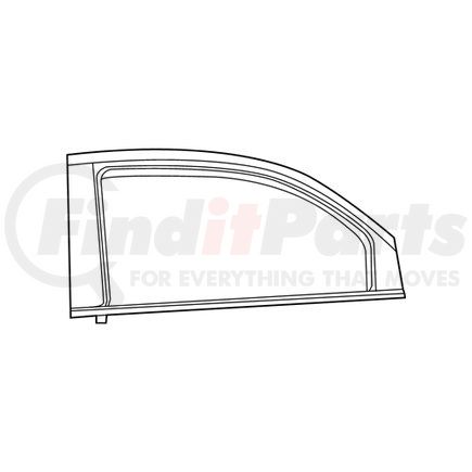 Mopar 68074114AA Door Outer Panel - Right, For 2012-2019 Fiat 500