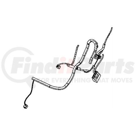 Mopar 68096465AA HVAC Wiring Harness - with Bulb and Sockets, For 2012-2019 Fiat 500