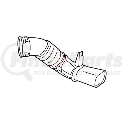 Mopar 52022341AC Engine Cold Air Intake Tube - For 2012-2019 Fiat 500