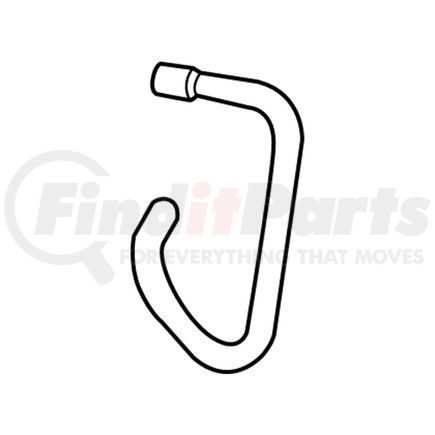 Mopar 52022396AC HVAC Fresh Air Hose Connection Tube - For 2012-2019 Fiat 500