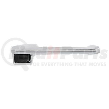 United Pacific 110967 Exterior Door Handle - Chrome, Passenger Side, with Black Plastic Push Button, for 1980-1996 Ford Bronco/F-150/F-250
