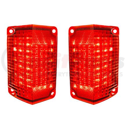 United Pacific 111117 Tail Light - RH and LH, Red Lens, 30 LEDs, For 1968-1969 Chevrolet El Camino