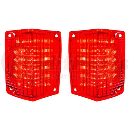 United Pacific 111120 Tail Light - RH and LH, Red Lens, 36 LEDs, For 1970-1972 Chevrolet EL Camino