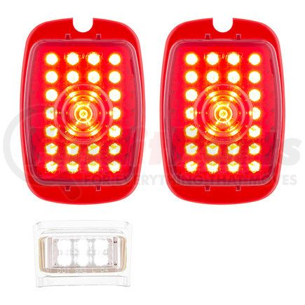 United Pacific 111121 Tail Light - RH and LH, 27 Sequential LEDs, For Chevrolet Cars (1937-38) Trucks (1940-53)