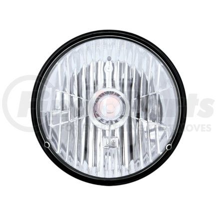 UNITED PACIFIC 31387UA Headlight - 7 in. Ultralit, Crystal/Glass Lens, Halogen, Sealed Beam