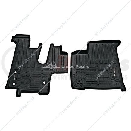 United Pacific 42510 Floor Mat Set - Black, RigGear, For Kenworth W900/T800 (2006-23), T660 (2008-17)