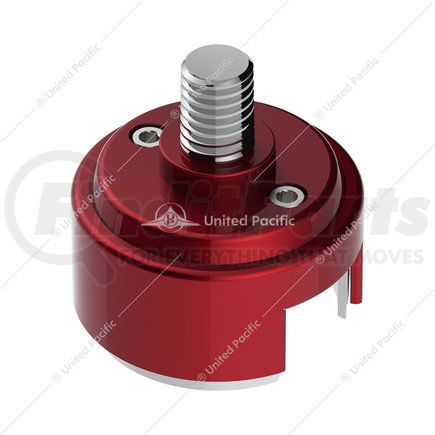 UNITED PACIFIC 70883B Shift Knob Mounting Adapter - Red, Paint Finish, 1/2"-13 Thread-On, For Eaton Fuller Style 13/15/18 Shifter
