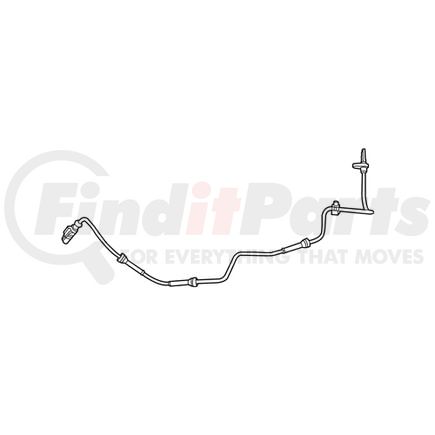 Mopar 68174026AD ABS Wheel Speed Sensor - Electric, for 2013-2019 Fiat 500