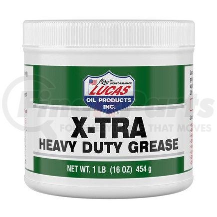 Lucas Oil 10330 X-TRA Heavy Duty Grease - 1 lb. Tub, Virtually Waterproof