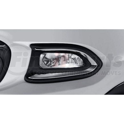 Mopar 68263339AA Fog Light Bezel - Chrome, For 2016-2022 Fiat 500X