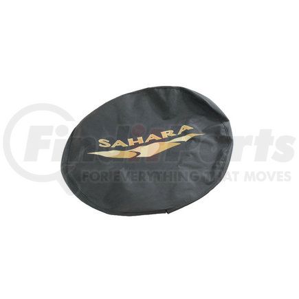 Mopar 82212321 Spare Tire Cover - Black, Fits P225 70R / 18 Tires, with Sahara Logo On Black Denim