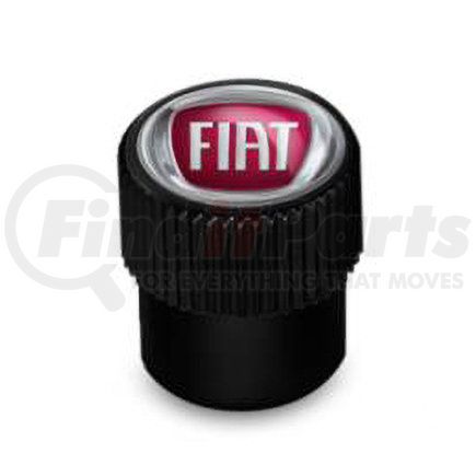 Mopar 82213717AB Tire Valve Stem Cap - Black, For 2012-2021 Fiat