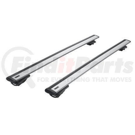 Mopar TRAB4553 Roof Rack - Brushed Aluminum, with T-Slot