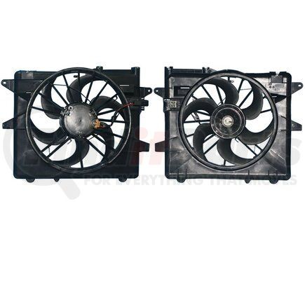 APDI RADS 6018119 Dual Radiator and Condenser Fan Assembly