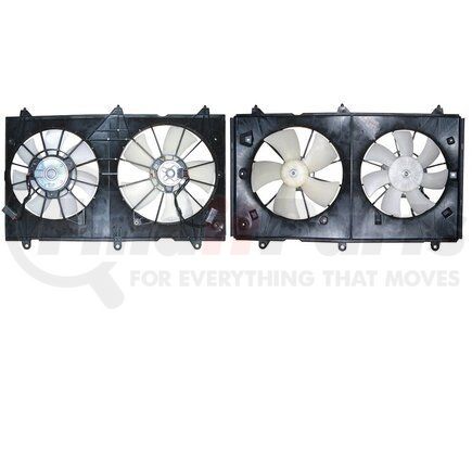 APDI RADS 6019116 Dual Radiator and Condenser Fan Assembly