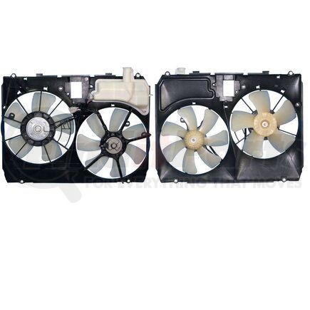 APDI RADS 6034140 Dual Radiator and Condenser Fan Assembly