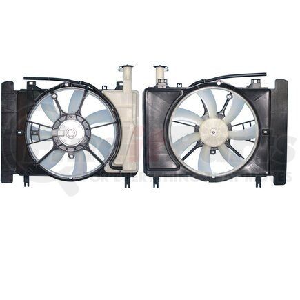 APDI RADS 6034148 Dual Radiator and Condenser Fan Assembly