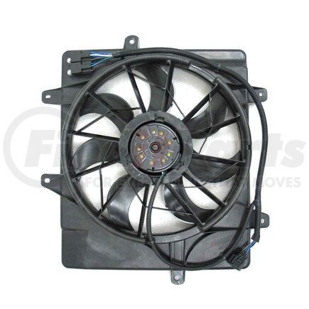 APDI RADS 6015107 Dual Radiator and Condenser Fan Assembly