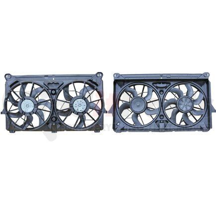 APDI RADS 6016157 Dual Radiator and Condenser Fan Assembly