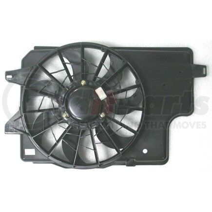 APDI RADS 6018116 Dual Radiator and Condenser Fan Assembly