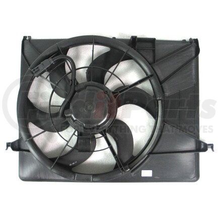 APDI RADS 6020122 Dual Radiator and Condenser Fan Assembly