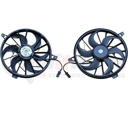 APDI RADS 6022107 Dual Radiator and Condenser Fan Assembly