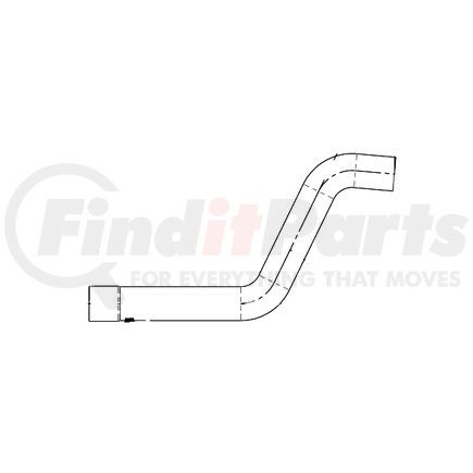 Dinex 82525 Exhaust Pipe - Fits Volvo