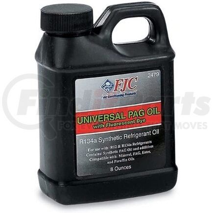 FJC, Inc. 2479 PAG (Polyalkylene Glycol) Oil - Universal, with Fluorescent Dye, 8 Oz.