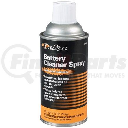 Deka Battery Terminals 00450 Battery Cleaner Spray with Acid Indicator