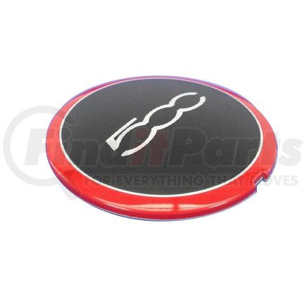 Mopar 68078421AC Wheel Cap - with 500 Logo, For 2012-2019 Fiat 500