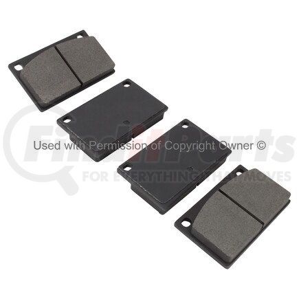 MPA Electrical 1000-0043M Quality-Built Disc Brake Pad Set - Semi-Metallic
