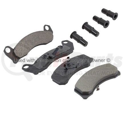 MPA Electrical 1000-0199M QB Semi-Metallic Brake Pads