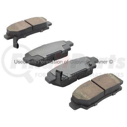MPA Electrical 1000-0672M QB Semi-Metallic Brake Pads